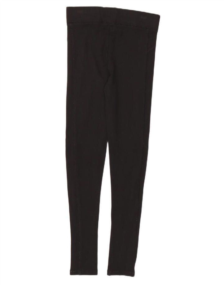Topshop Damen Leggings UK 8 Small Schwarz