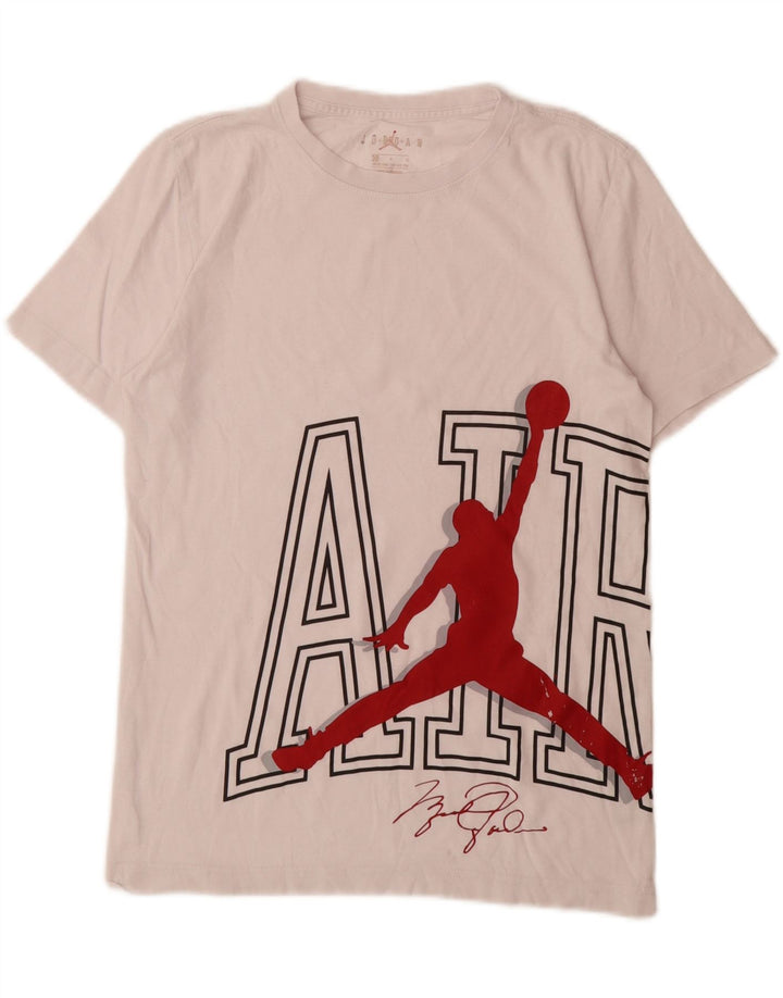 JORDAN T-Shirt mit Grafik für Jungen, 12–13 Jahre, Größe L, Weiß