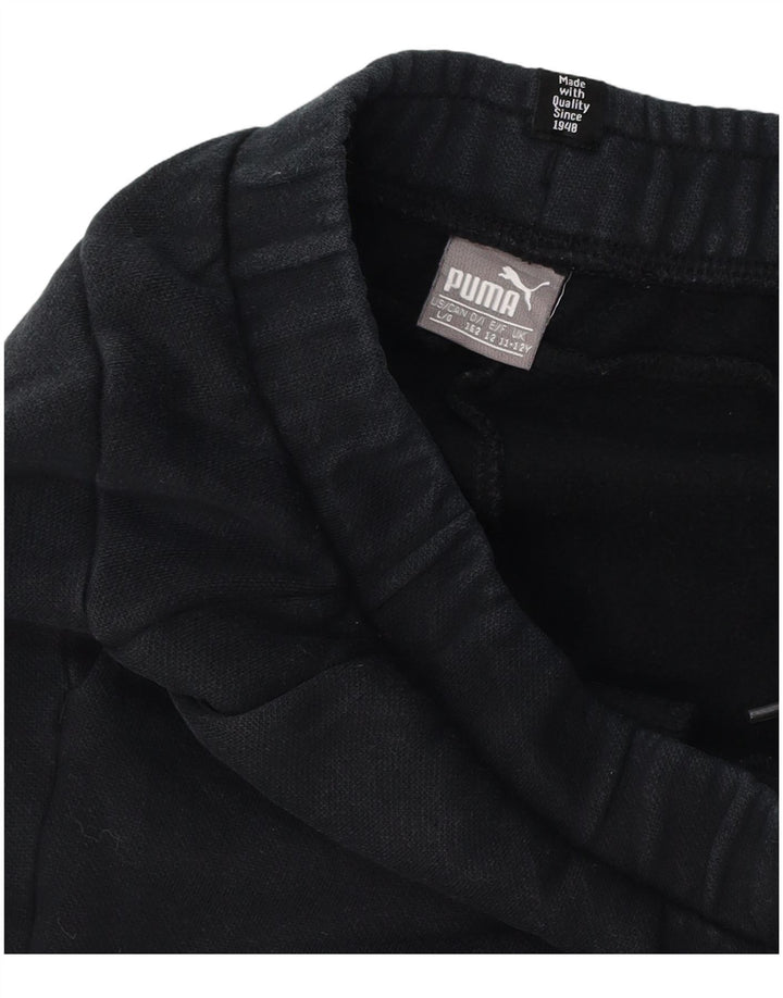 Puma Jungen Graphic Trainingshose Jogger 11-12 Jahre Schwarz