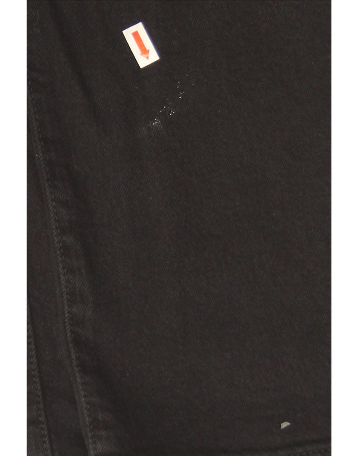 Levi's Herren 501 Straight Jeans W32 L28 Schwarze Baumwolle