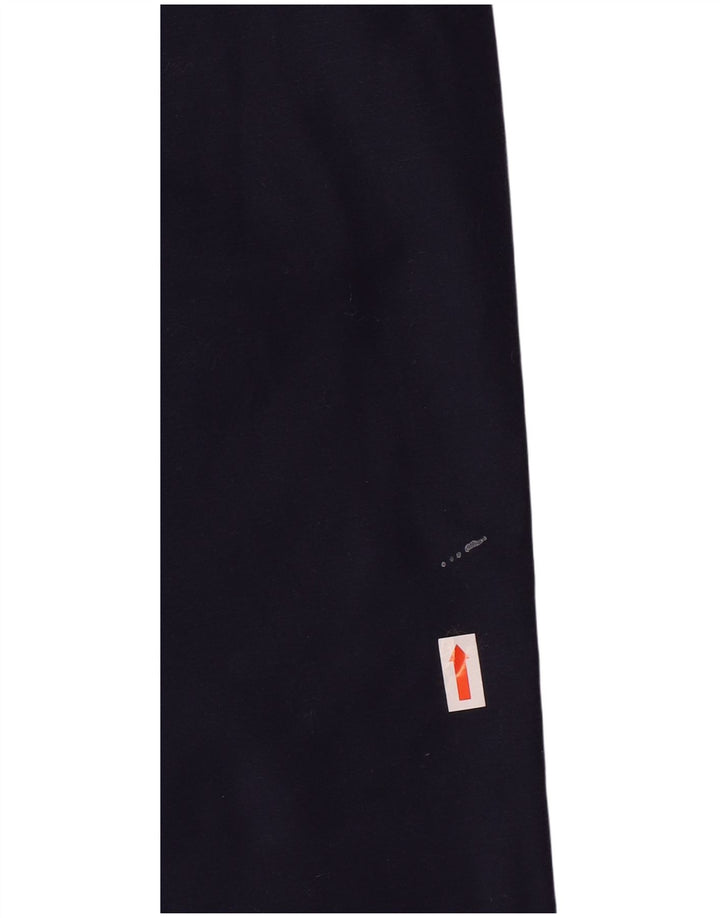 Zara Damen Tapered Chino Hose EU 40 Medium W30 L27 Marineblau Klassisch