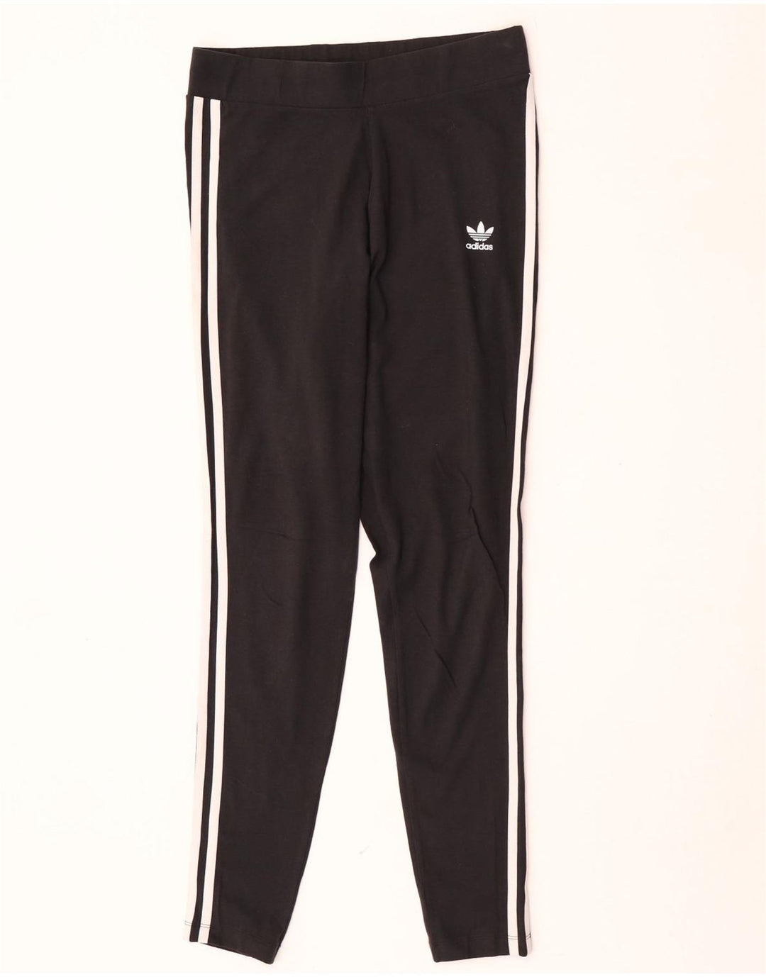 Adidas Damen Leggings UK 14 Große schwarze Baumwolle