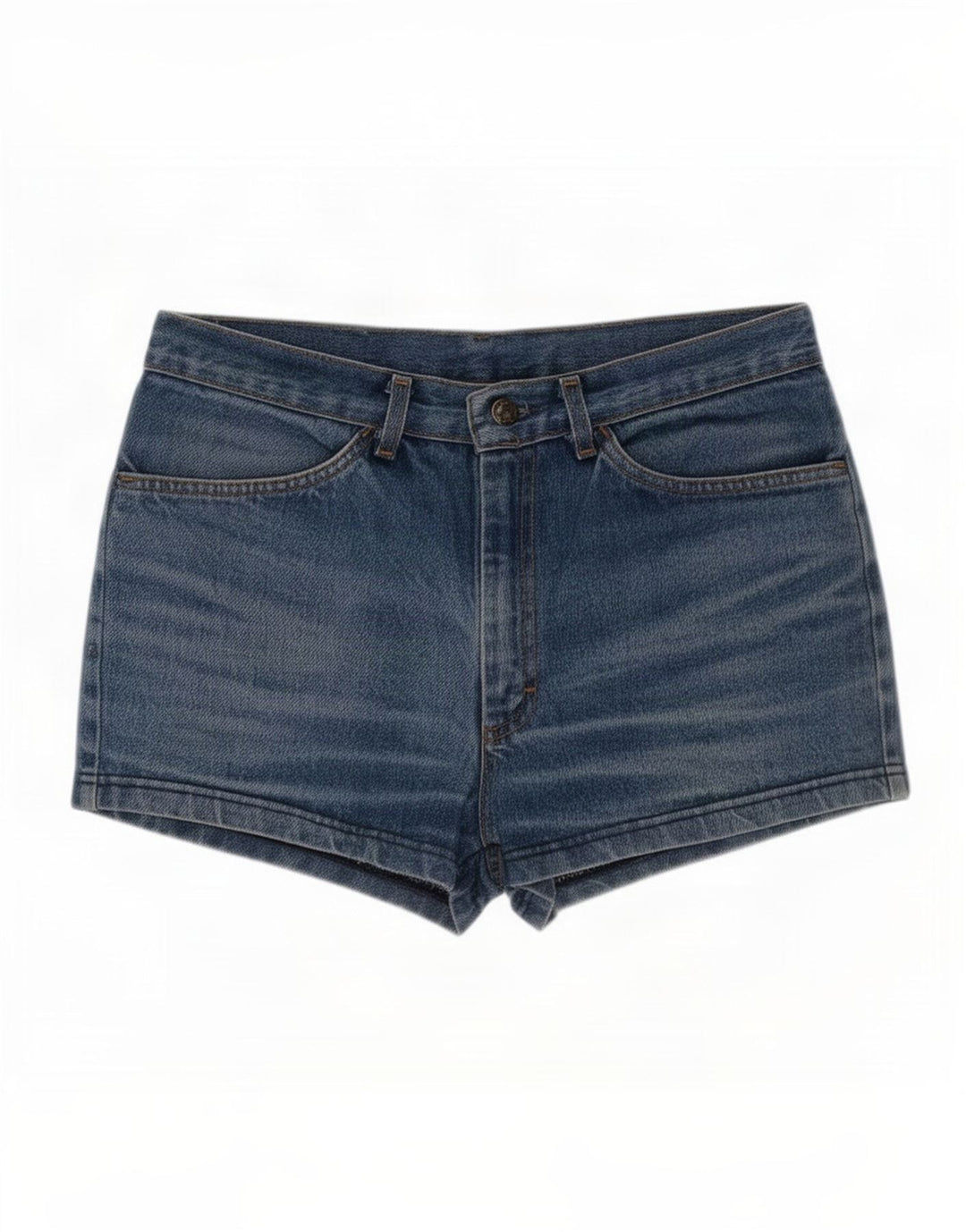 Mustang Damen Jeansshorts W28 Mittelblau