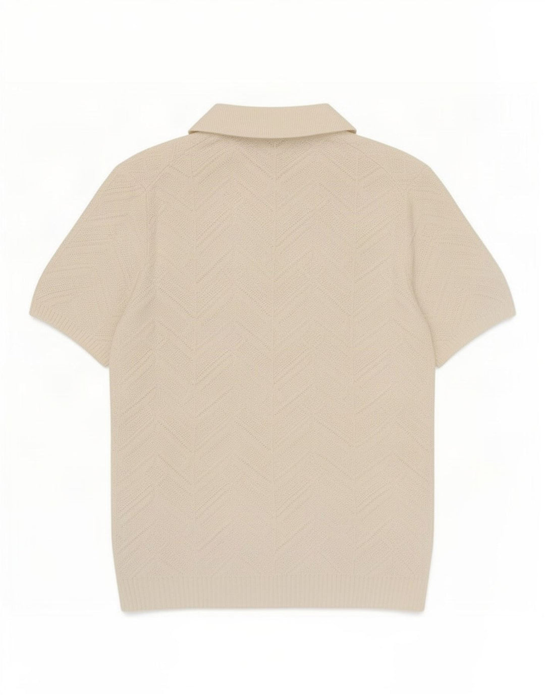 Marks & Spencer Herren-Poloshirt aus mittelweißer Baumwolle
