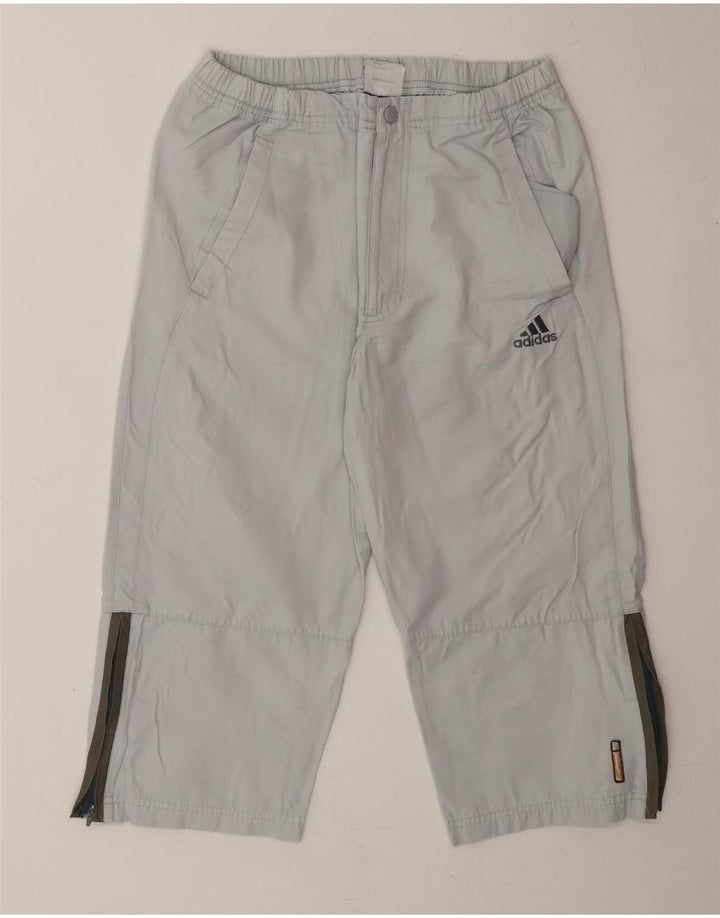 ADIDAS Mens Bermuda Sport Shorts Small  Grey Vintage Adidas and Second-Hand Adidas from Messina Hembry 