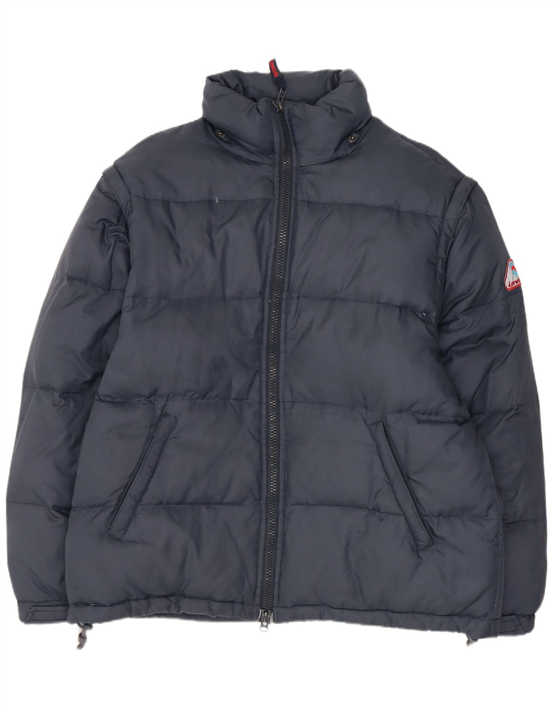 INVICTA Herren Wattierte Jacke UK 40 Large Marineblau Polyamid