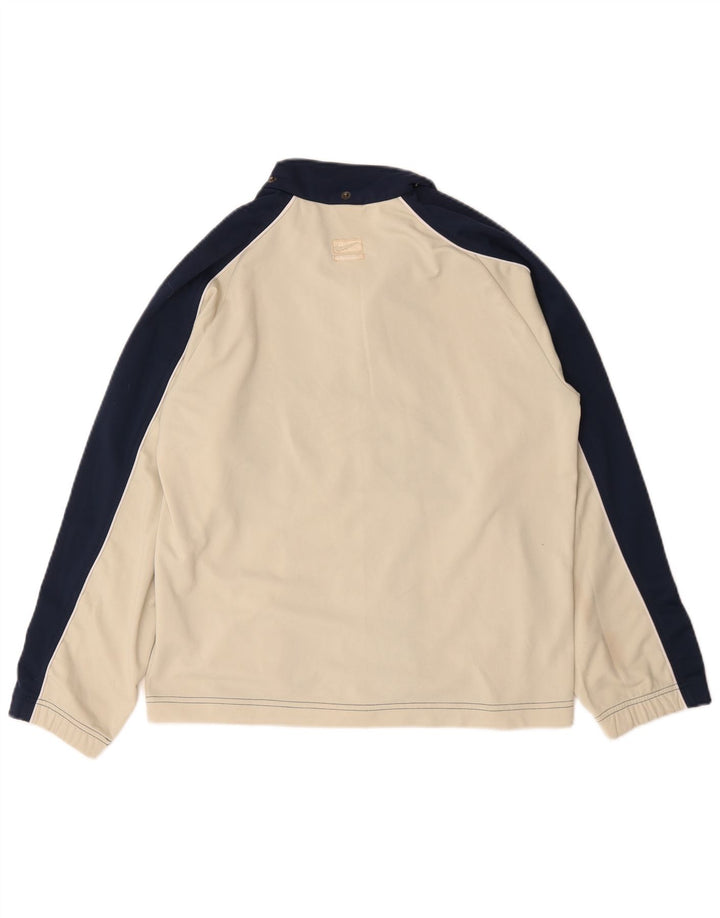Nike Jungen-Trainingsanzug-Top-Jacke, 12–13 Jahre, groß, Beige, Farbblock