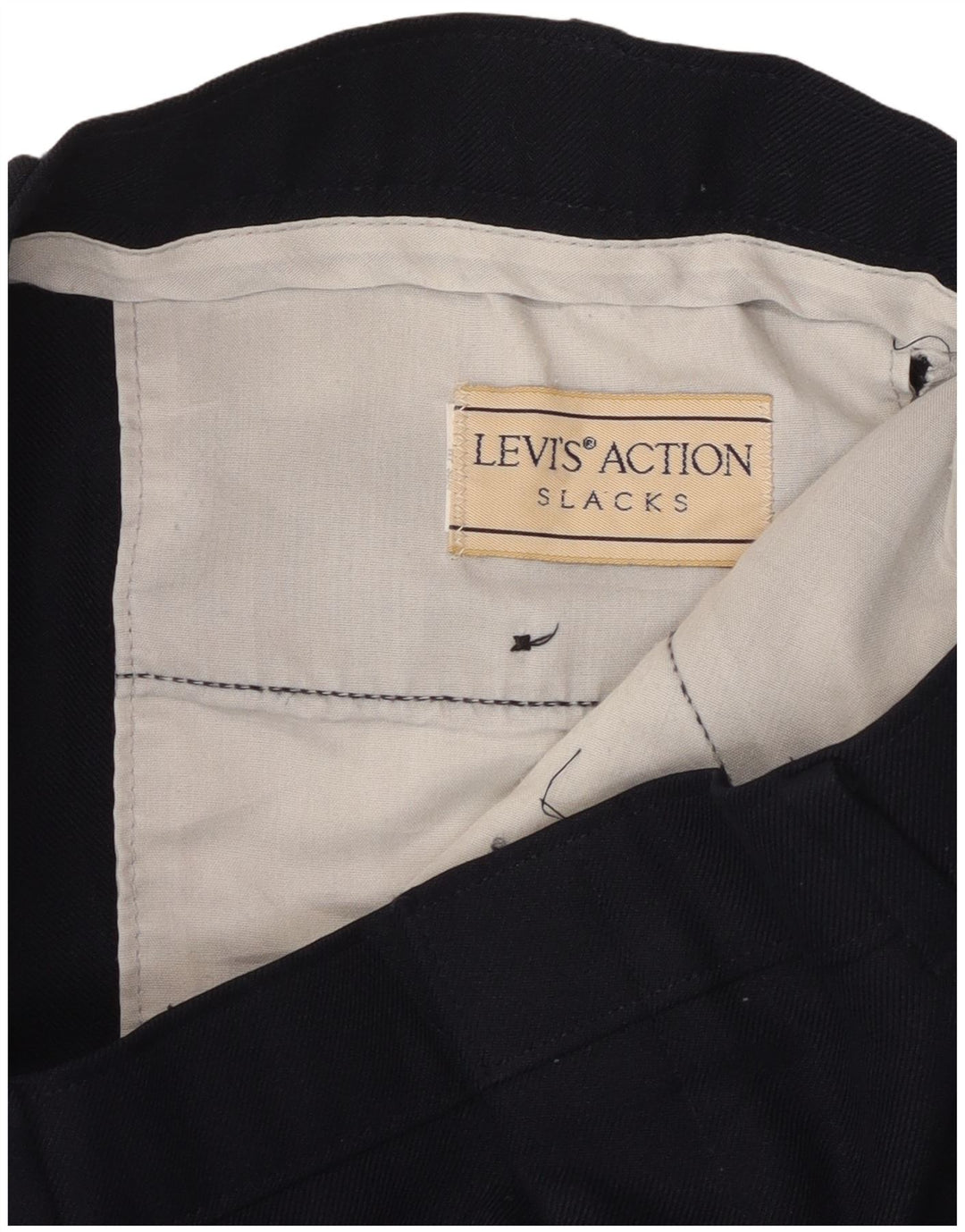 LEVI'S Herren Action Slacks Straight Freizeithose W38 L30 Marineblau
