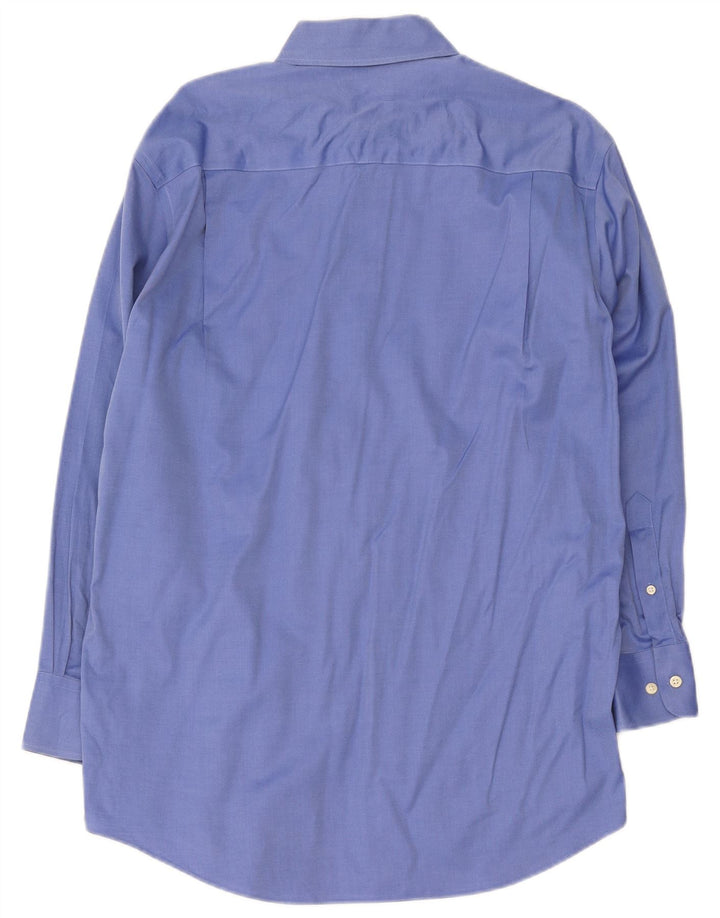 Nautica Herrenhemd, Größe 15 1/2, mittelblaue Baumwolle