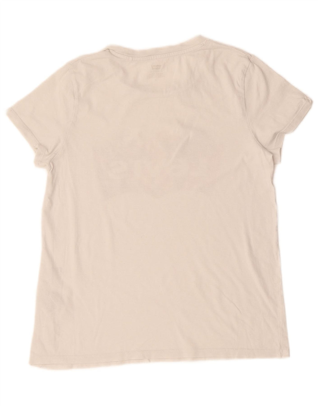 Levi's Damen-T-Shirt mit Grafik, UK 12, mittelweiße Baumwolle