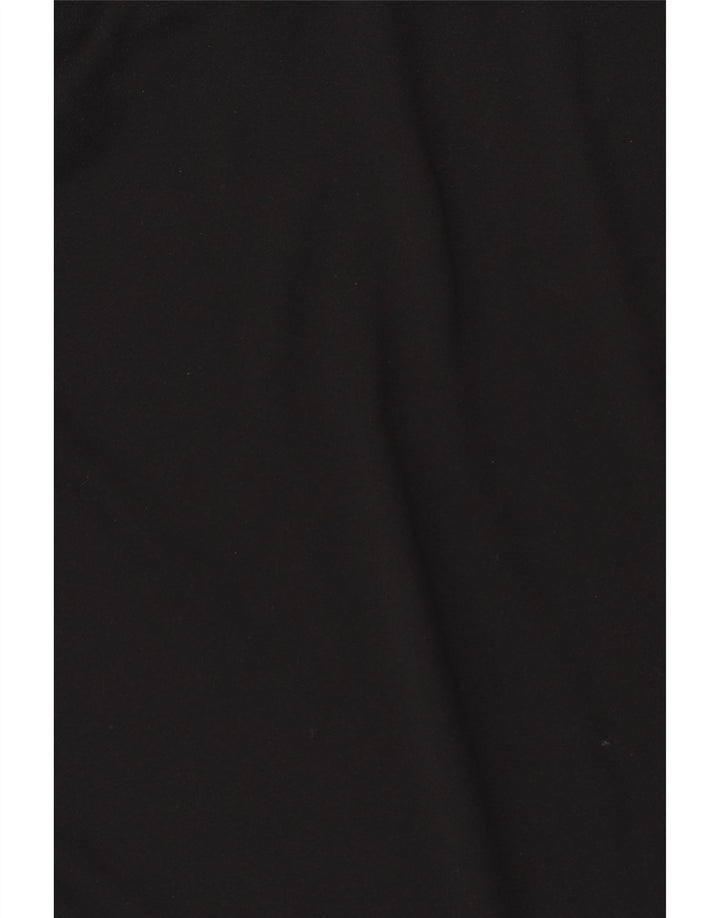 Nike Herren Dri Fit Slim Fit T-Shirt-Oberteil Mittelschwarzes Colourblock-Polyester