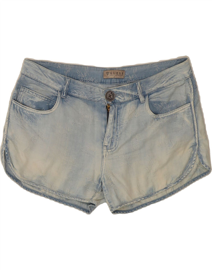 GUESS Womens Denim Shorts W34 Large Blue Vintage Guess and Second-Hand Guess from Messina Hembry 