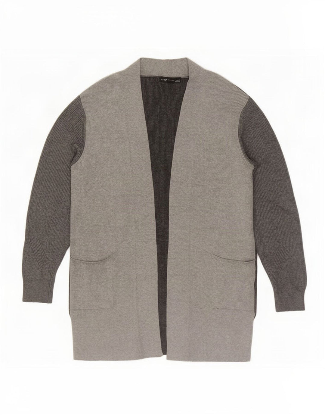 Marks & Spencer Damen Longline-Cardigan-Pullover UK 14 Large Grau