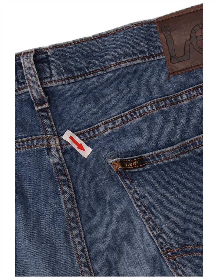 Lee Herren Luke Slim Jeans W32 L34 Blaue Baumwolle