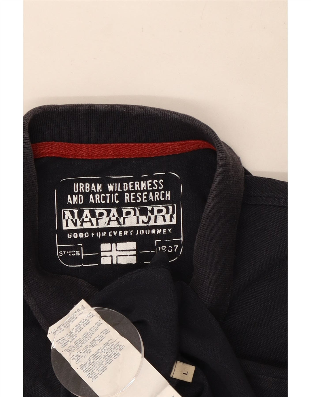 Napapijri Herren-Poloshirt, groß, marineblau, Baumwolle