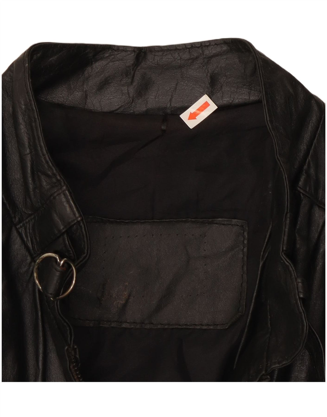 Vintage Herren Lederjacke UK 38 Medium Schwarz