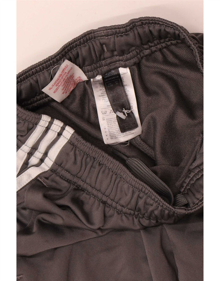 Adidas Jungen-Trainingshose, Jogginghose, 11–12 Jahre, graues Polyester