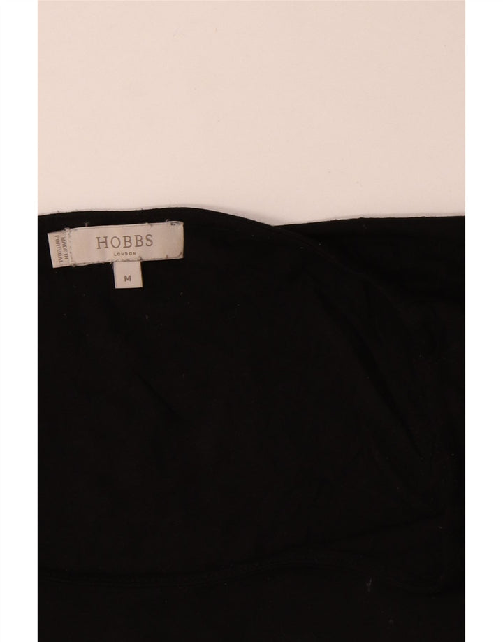 Hobbs Damen-Top, 3/4-Ärmel, UK-Größe 12, Mittelschwarz, Viskose
