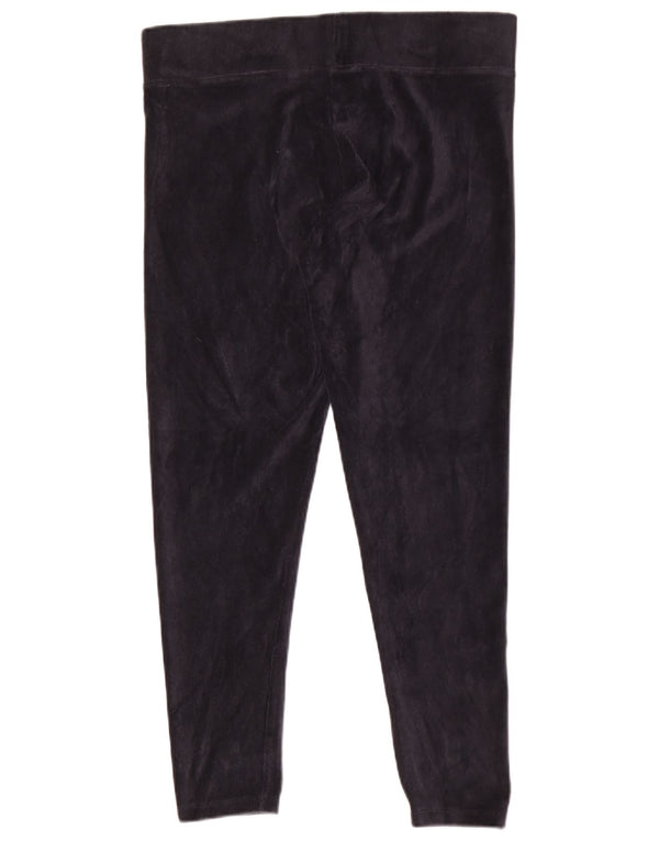 Marks & Spencer Damen Crop Leggings aus Cord, UK 14, Größe L, Marineblau, Baumwolle