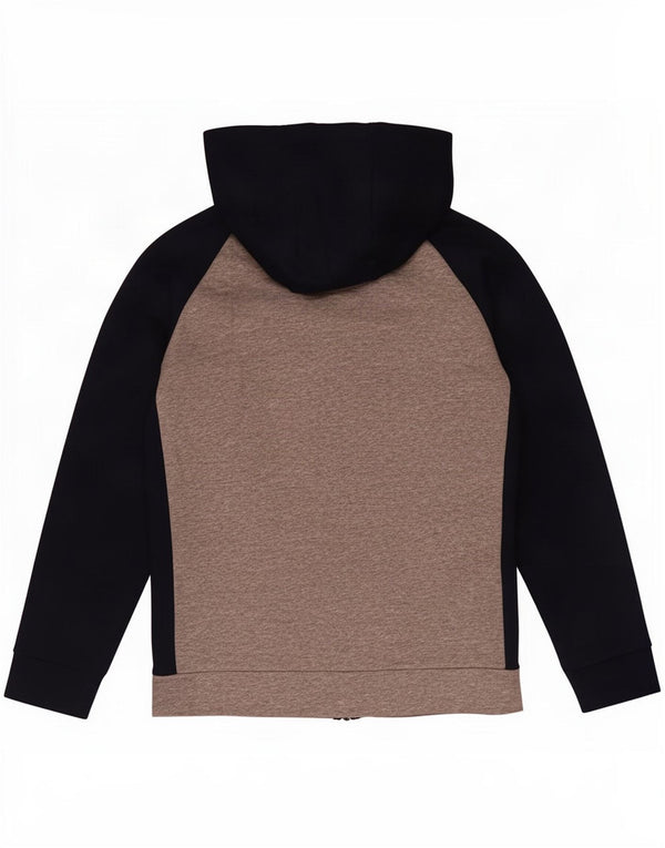 Adidas Girls Zip Hoodie Sweater 11-12 Years Grey Colourblock