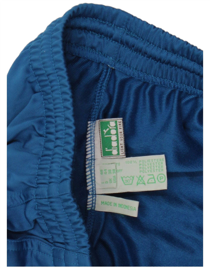 Diadora Herren-Trainingshose, UK 38, mittelblau, Polyester