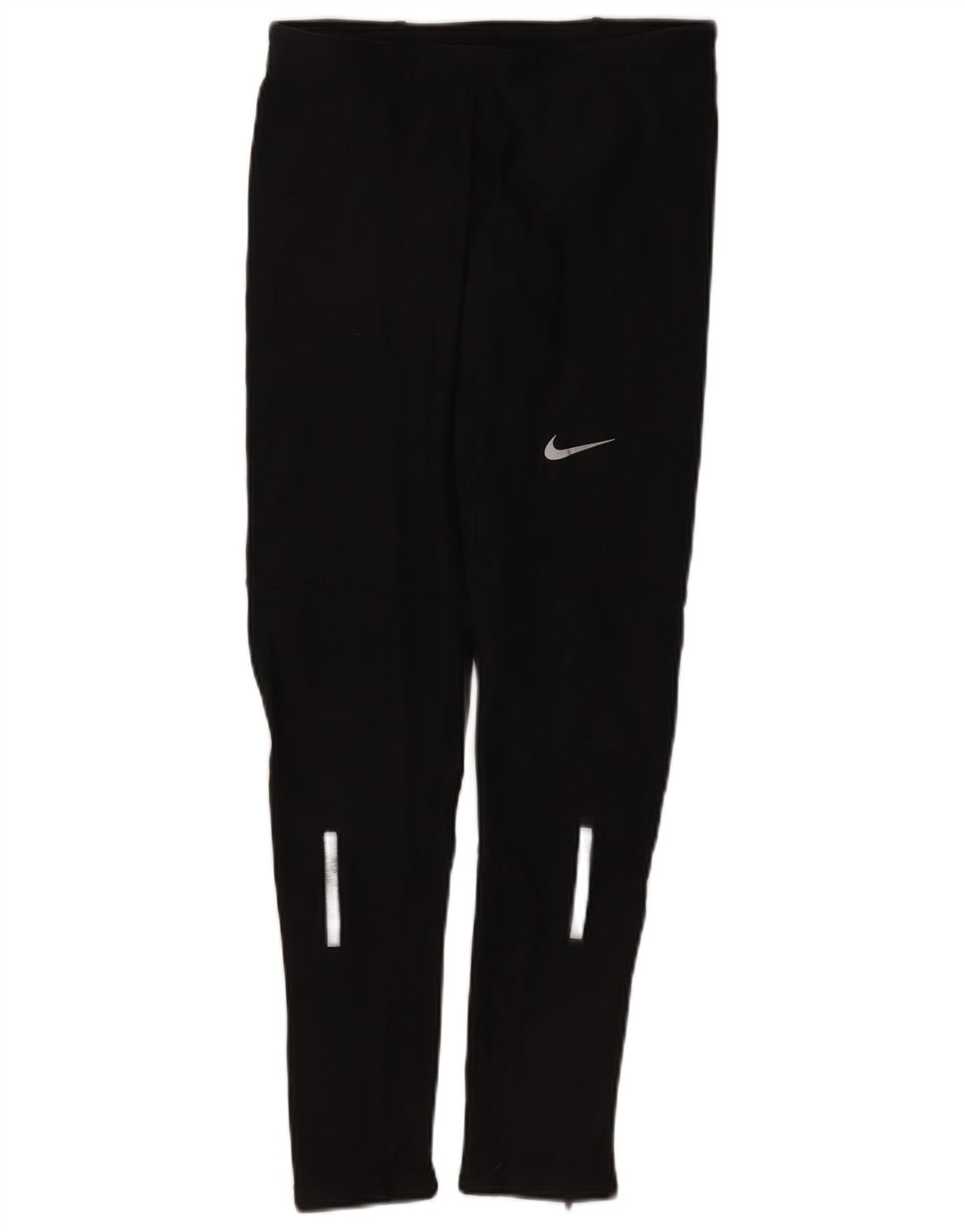 Nike Damen Dri Fit Leggings UK 12 Medium Schwarz Polyester
