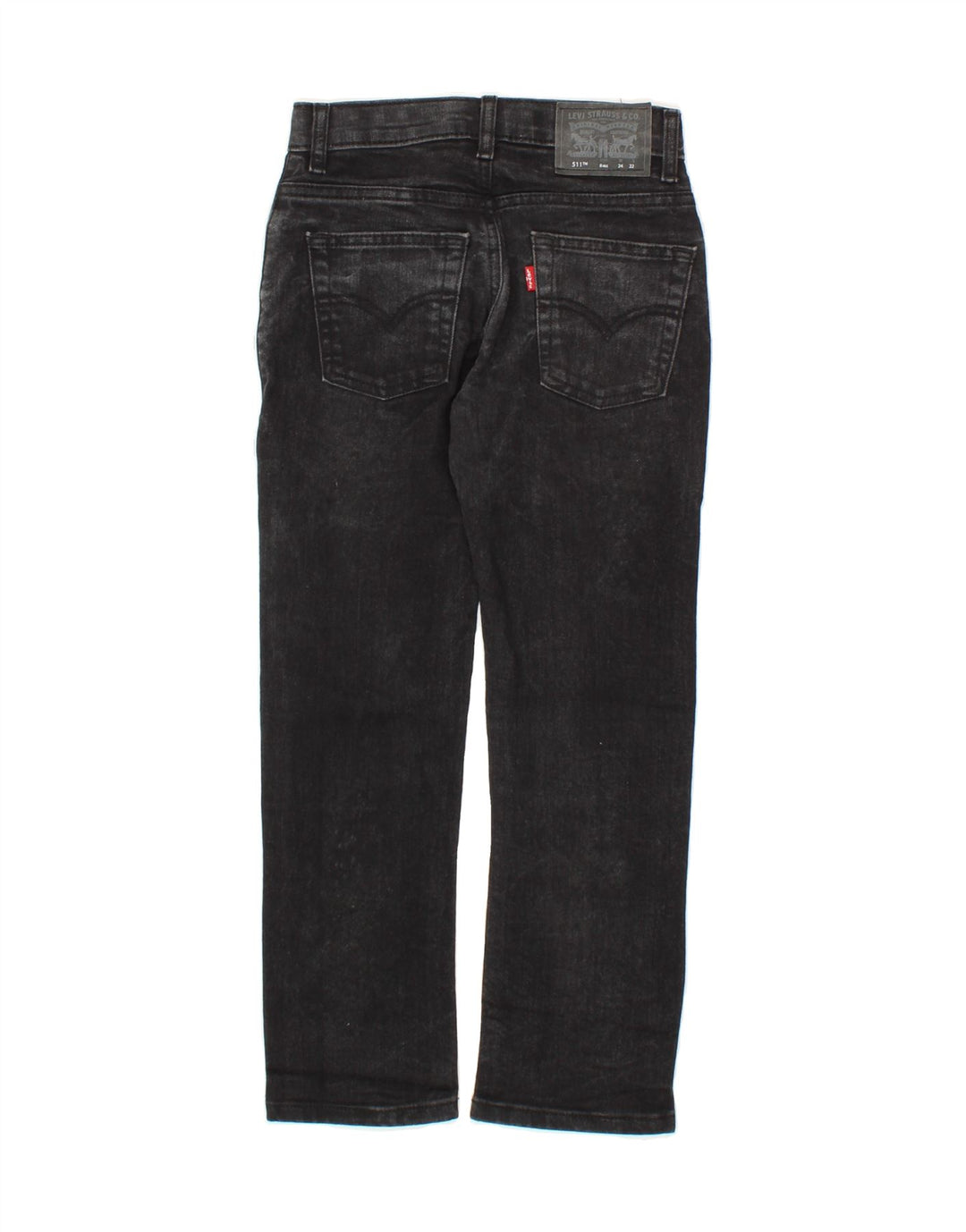 LEVI'S Boys 511 Slim Jeans 7-8 Years W24 L22 Black Cotton Vintage Levi's and Second-Hand Levi's from Messina Hembry 