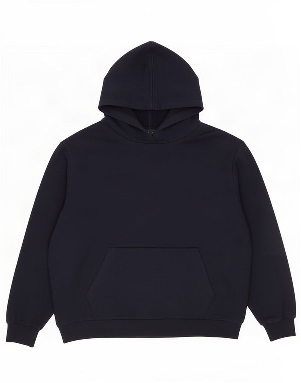 Marks & Spencer Damen Übergroßer Kapuzenpullover UK 18 XL Marineblau Baumwolle