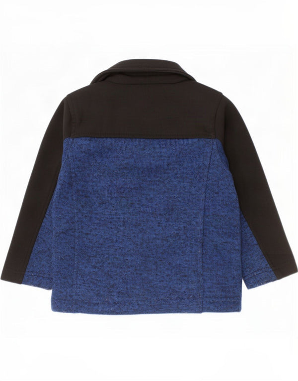 Dkny Baby Boys Tracksuit Top Jacket 18-24 Months Navy Blue Colourblock