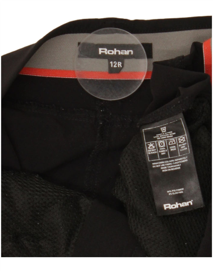 ROHAN Gerade Chino-Hose für Damen, UK 12, M, W30, L30, Schwarz, Polyamid