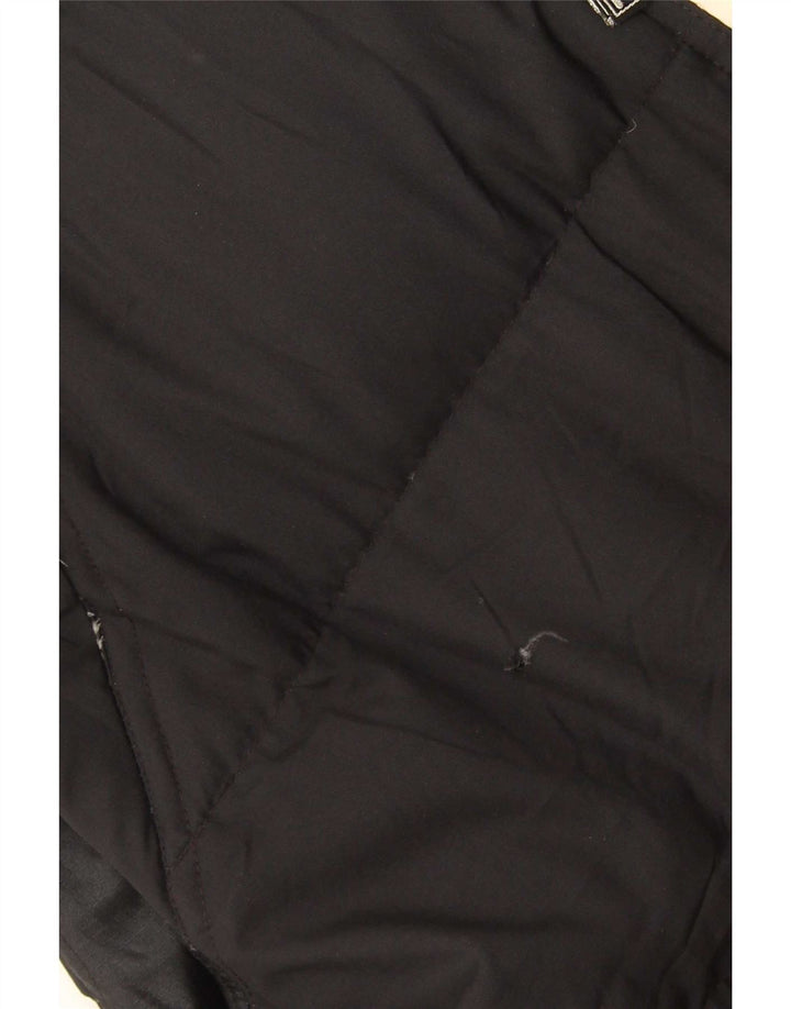 Fila Herren Wattierte Weste UK 40 Large Schwarz Polyester