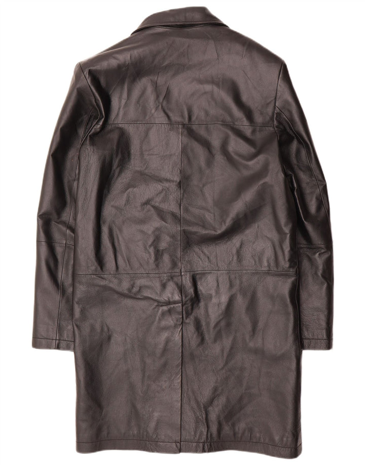 Conbipel Herren Ledermantel IT 46 Kleines schwarzes Leder