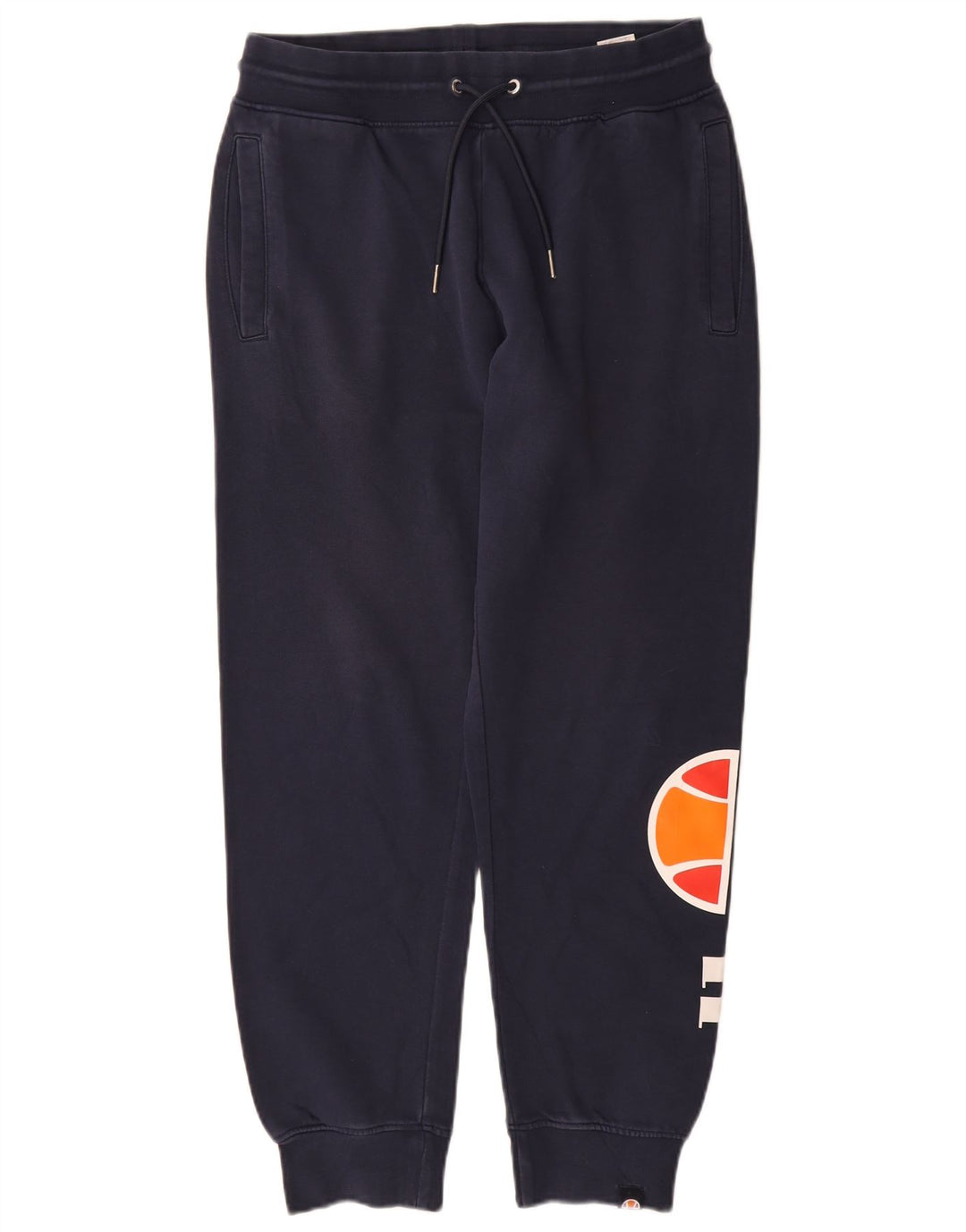 Ellesse Herren-Trainingsanzughose mit Grafik, mittelblaue Baumwolle, mittelblau