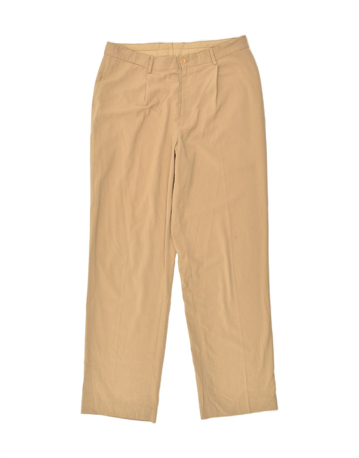 NAUTICA Mens Rigger Straight Chino Trousers W36 L34  Grey Polyester | Vintage Nautica | Thrift | Second-Hand Nautica | Used Clothing | Messina Hembry 