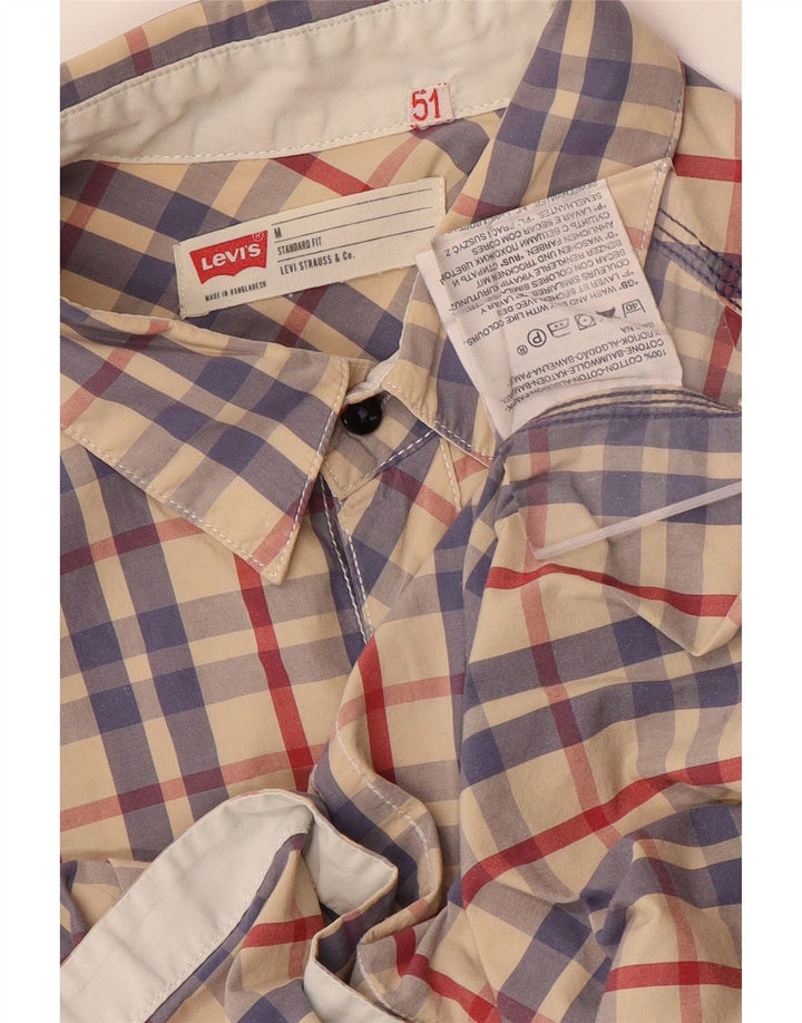 Levi's Herren-Hemd in Standard-Passform, mittelgroß, mehrfarbig, kariert, Baumwolle