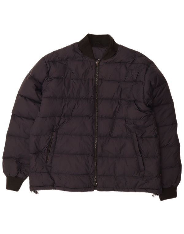 INVICTA Herren Wattierte Jacke UK 42 XL Marineblau Polyamid