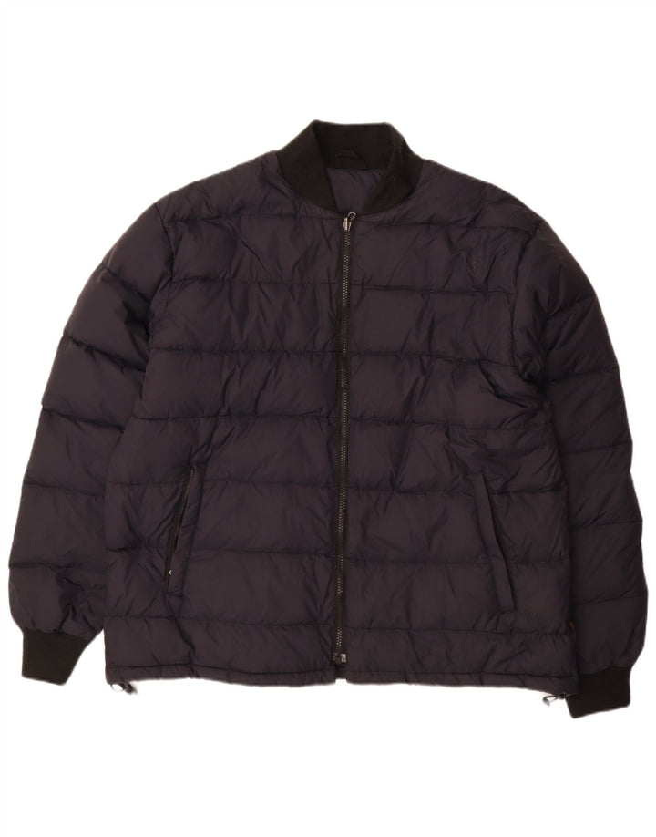 INVICTA Herren Wattierte Jacke UK 42 XL Marineblau Polyamid