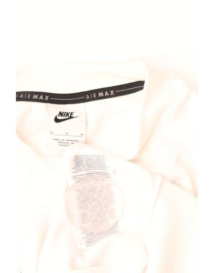 NIKE Herren Air Max Graphic Sweatshirt Pullover Mittelweißes Polyester