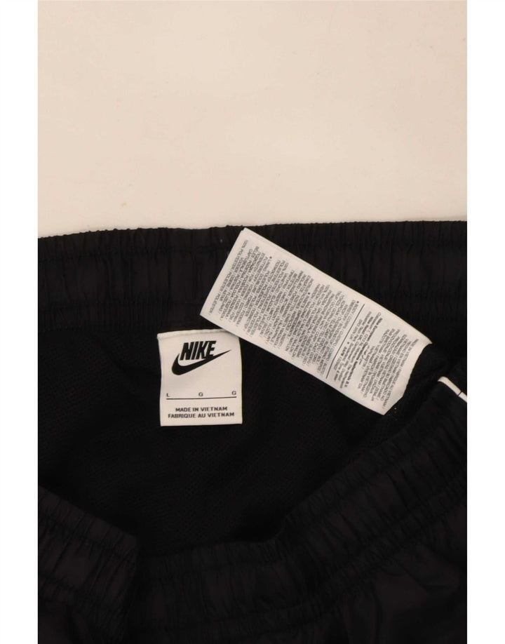 Nike Herren-Trainingshose, Jogginghose, groß, aus schwarzem Nylon