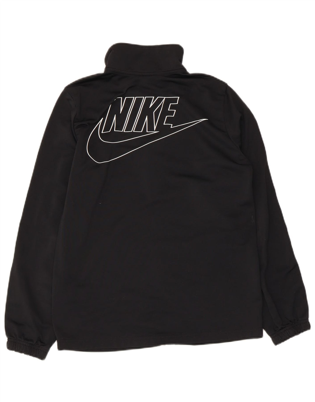 Nike Jungen Grafik-Trainingsanzug-Top-Jacke, 13–14 Jahre, XL, schwarzes Polyester