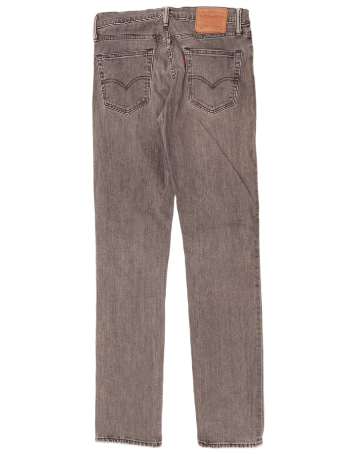 Levi's Herren 511 Slim Jeans W31 L34 Graue Baumwolle