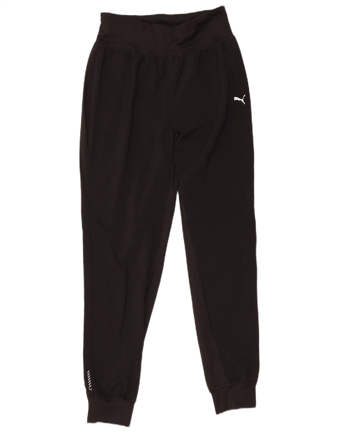 PUMA Damen Trainingshose Jogger UK 10 Small Schwarz Polyester