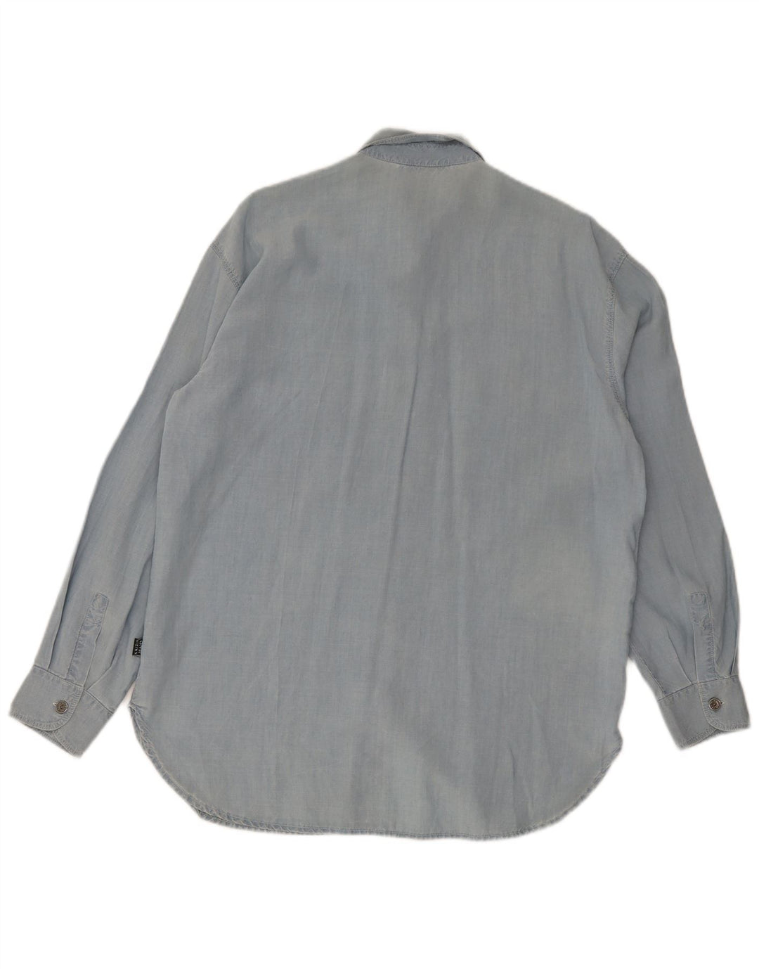 Krizia Jeans Damen Hemd IT 42 Mittelblau