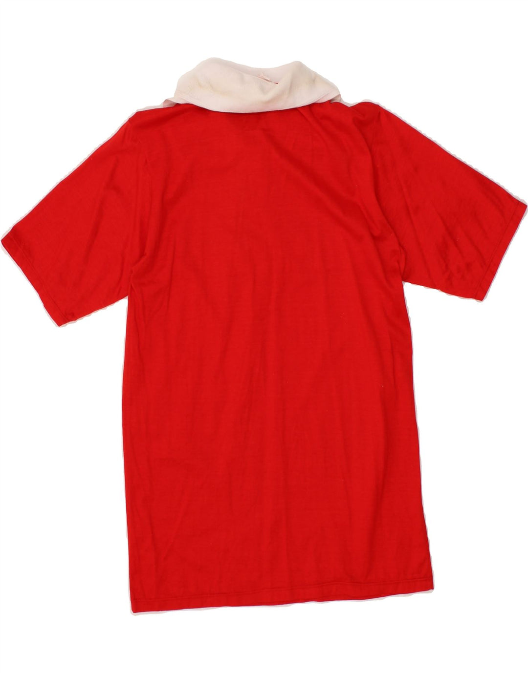 VINTAGE Boys Polo Shirt 10-11 Years Red Cotton Vintage Vintage and Second-Hand Vintage from Messina Hembry 