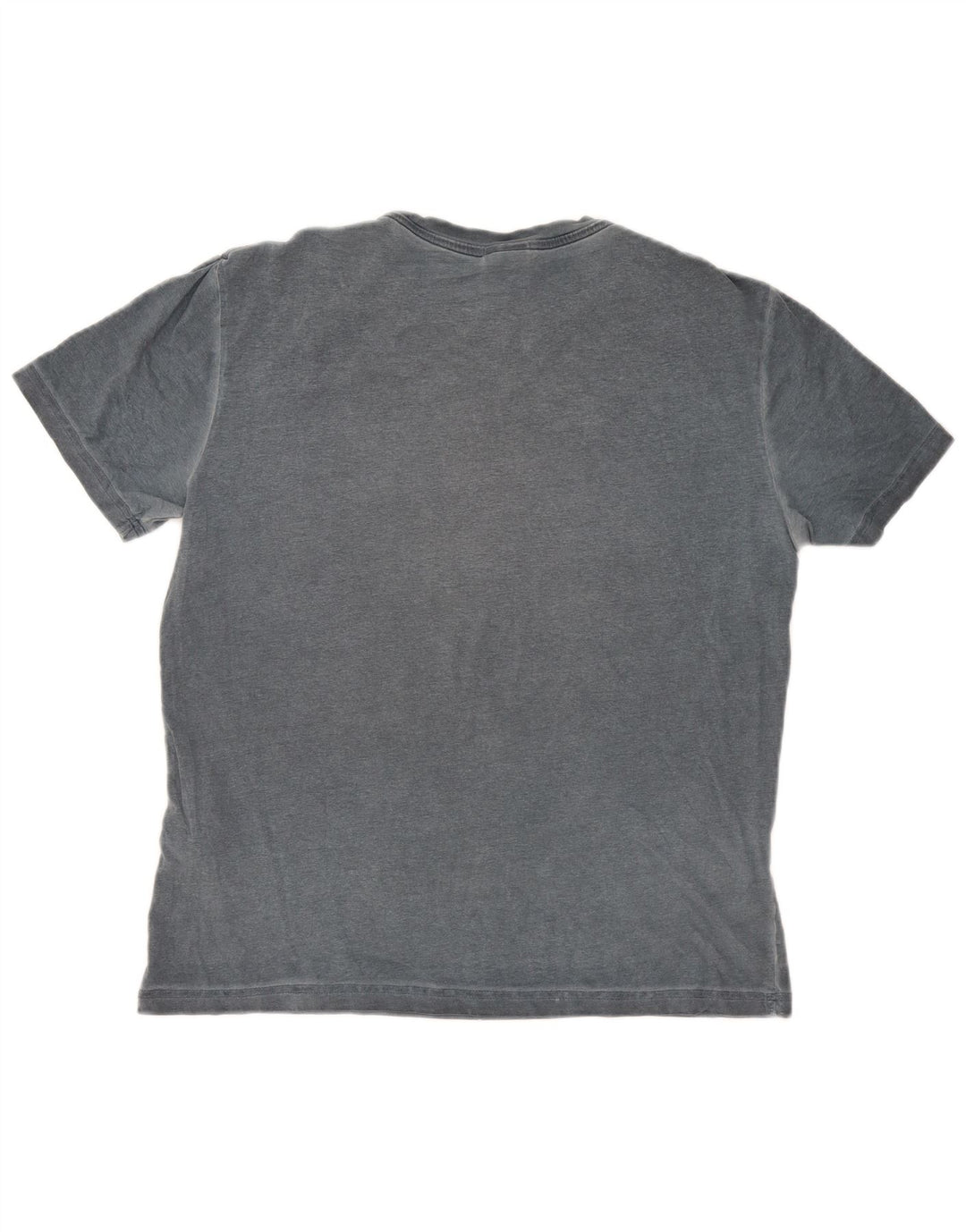 Diadora Herren Grafik-T-Shirt-Oberteil aus mittelgrauer Baumwolle