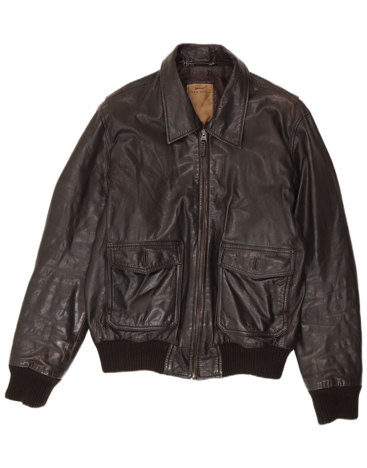 Conbipel Herren Lederjacke IT 52 Large Schwarz