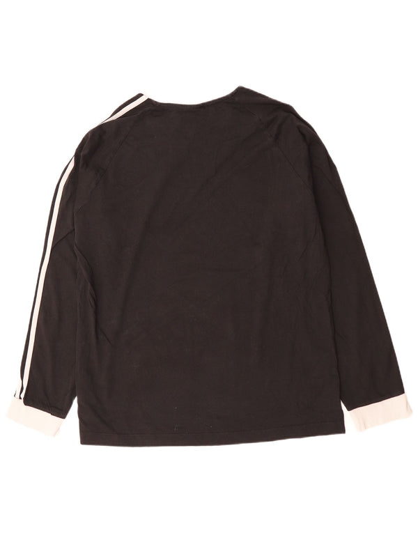 ADIDAS Herren Top Langarm XL Schwarz Baumwolle