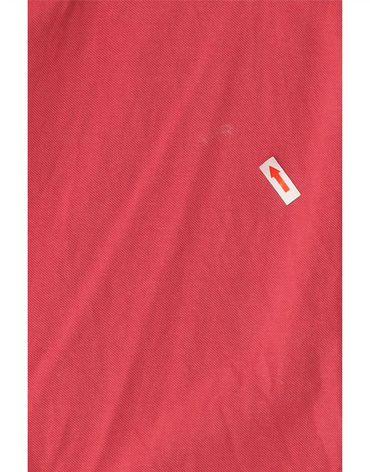 CREW CLOTHING Herren-Poloshirt aus mittelrosa Baumwolle