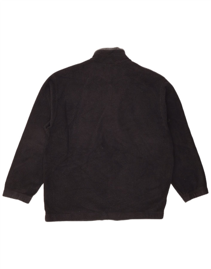 Marks & Spencer Herren Blue Harbour Fleecejacke UK 42 XL Schwarz