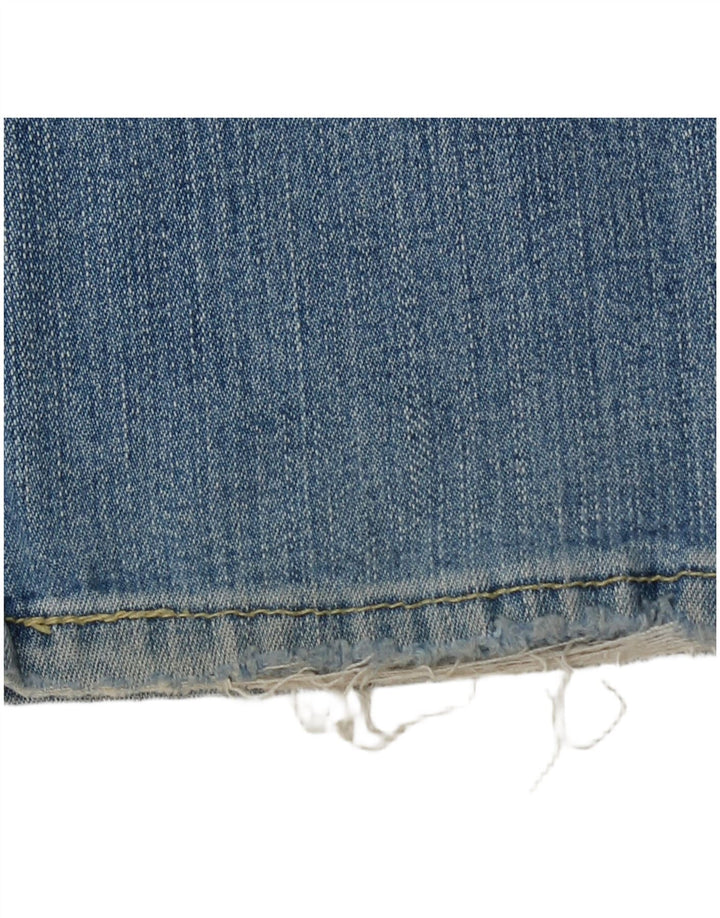 Levi's Damen 519 Flared Jeans US 11 Large W32 L30 Blaue Baumwolle